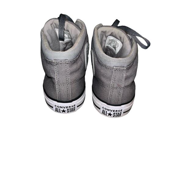 Converse Chuck Taylor Shoe Mens 9.5 Gray Canvas High Top Thunder Sneaker 155470C - Picture 5 of 11